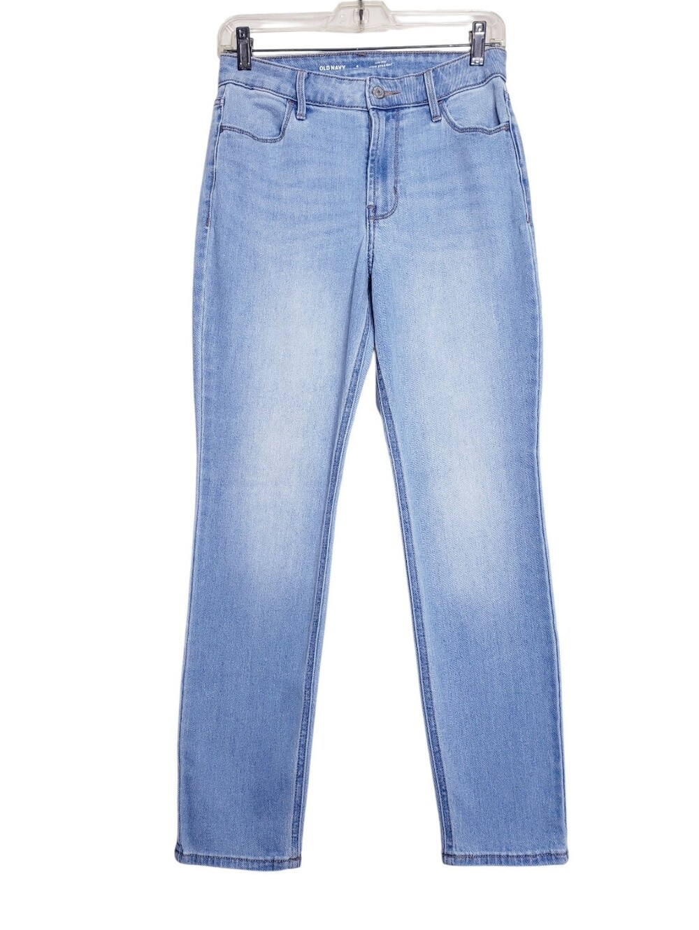 Old Navy High Rise Wow Straight Leg High Rise Jeans Women's Size 4 Petite Short